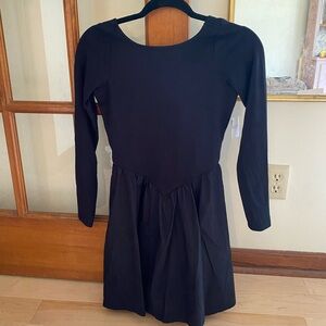 American Eagle Black Mini Ballet Dress